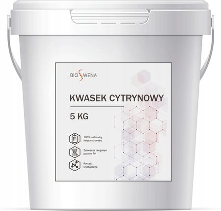 Kwasek Cytrynowy Jednowodny 5Kg Kwas Cytrynowy