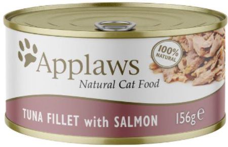 Applaws Cat Filet Z Tuńczyka Z Łososiem W Bulionie 72x156g