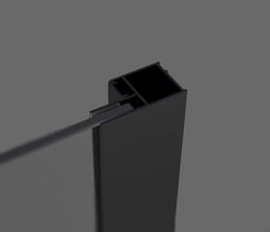 Radaway Profil U Poszerzający Idea Black +20 Mm Czarny P01IDKDJSC54