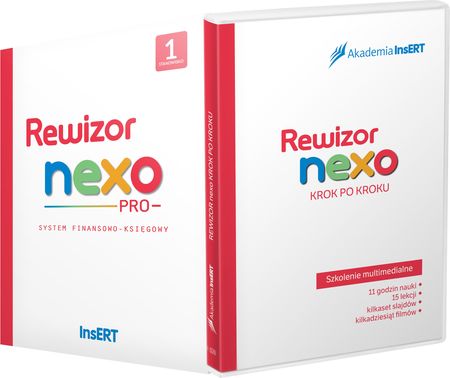Zestaw Rewizor nexo pro 10 podmiotów + rewizor nexo pro krok po kroku