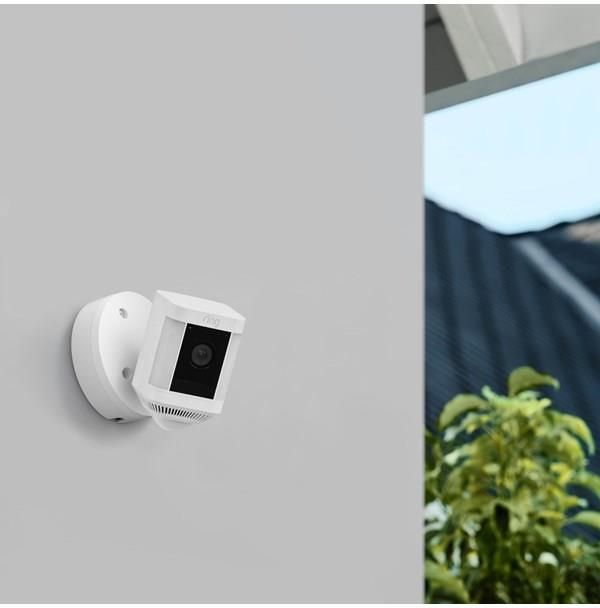 Kamera przemysłowa Ring Spotlight Cam Plus Battery White