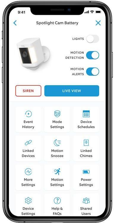 新品Ring Spotlight Cam Plus バッテリー駆動式ホワイト白 Ring Spotlight Cam Plus, Battery ホワイト - センサーライト