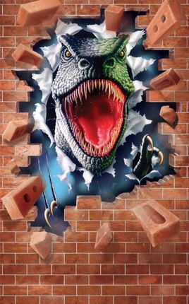 Walltastic Wyskakujący Dinozaur 244x152