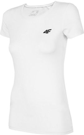 Koszulka funkcyjna damska 4F biała H4Z22 TSDF352 10S : Rozmiar - L