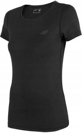 Koszulka damska funkcyjna głęboka czerń H4Z22 TSDF352 20S : Rozmiar - XS