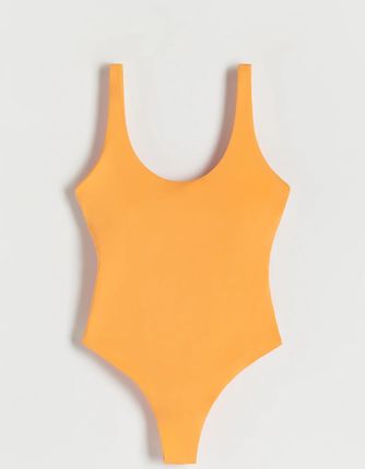 Reserved - Jednoczęściowy kostium kąpielowy - Pomarańczowy
