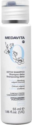 Medavita Oxygen Detox Shampoo Szampon Detoksykujący Oczyszczający Do Każdego Rodzaju Włosów 55Ml