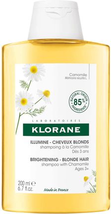 Klorane Brightening Szampon Do Włosów With Chamomile For Blonde Hair 200Ml