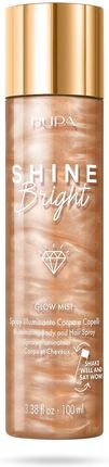 Pupa Shine Bright Rozświetlająca Mgiełka Do Ciała 001 Holo Diamond 100ml