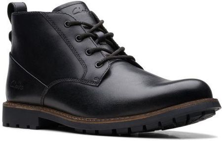 Buty zimowe Clarks Westcombe Mid kolor black leather 26168378