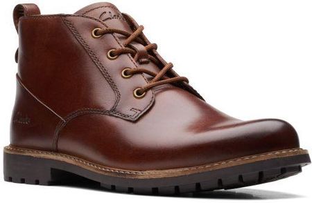 Buty zimowe Clarks Westcombe Mid kolor brown leather 26168377
