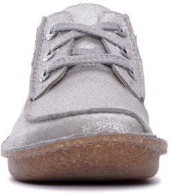 Buty Clarks Funny Dream kolor grey metallic leather 26169458