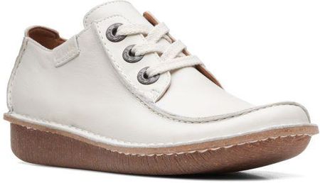 Buty Clarks Funny Dream kolor white leather 26165444