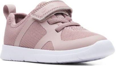 Buty dziecięce Clarks Ath Flux G kolor pink 26165217
