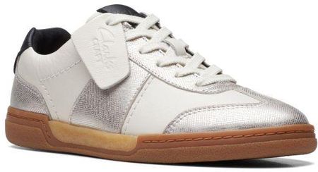 Buty Clarks Craft Match Lo kolor white silver leather 26170391