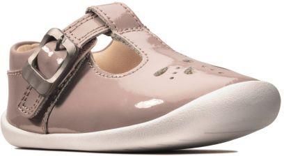 Buty dziecięce Clarks Roamer Star G kolor pink patent 26143463