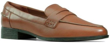 Buty Clarks Hamble Loafer E kolor tan leather 26147740