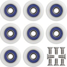 Zdjęcie Kółka do prysznica 23 mm - komplet 8 sztuk - Szydłów