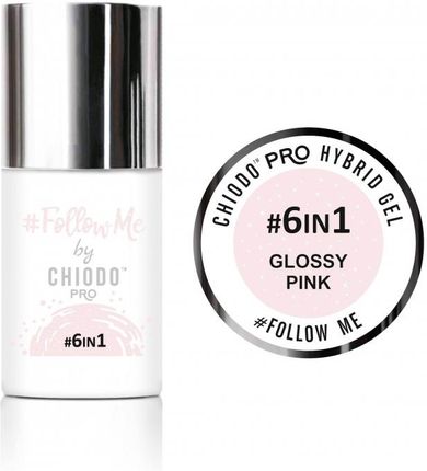 Follow Me by Chiodo PRO GLOSSY PINK BASE 6 IN1 6ml