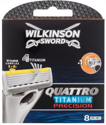 Wilkinson Sword Quattro Titanium Precision Wkład Do Maszynki 8 Szt 