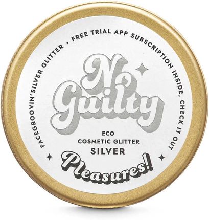 Ministerstwo Dobrego Mydła Facegroovin'S Glitter Bio-Brokat Silver