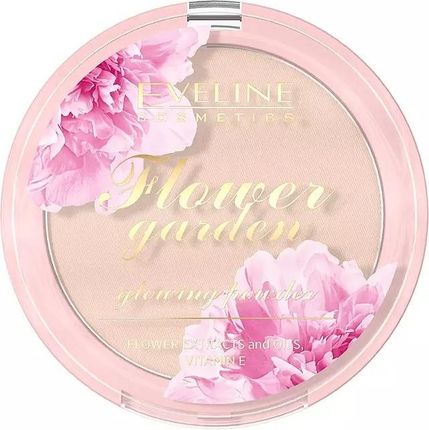 Eveline Cosmetics Flower Garden Prasowany Puder Rozświetlający 8G