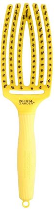 Szczotka Olivia Garden FingerBrush Medium do rozczesywania włosów intensywny żółty