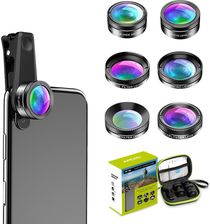 Apexel 6W1 Kit To 3X Obiektyw Do Aparatu I Filtry Apl Dg6V2