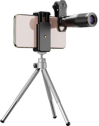 Apexel Obiektyw / Soczewka Teleskop Na Aparat Smartfona Ze Statywem Makro 22X
