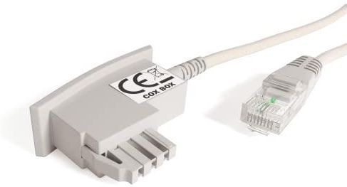 Coxbox Kabel Dsl Fritzbox Speedport Easybox Tae Rj45 Biały Vdsl Adsl ...