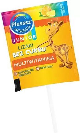 Polski Lek Plusssz Junior Lizaki Bez Cukru Multiwitamina 1szt.