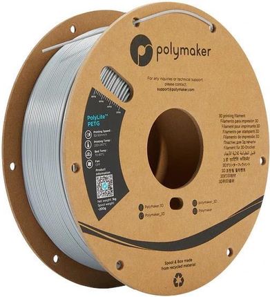 Polymaker Polylite Petg 1,75Mm 1Kg - Szary