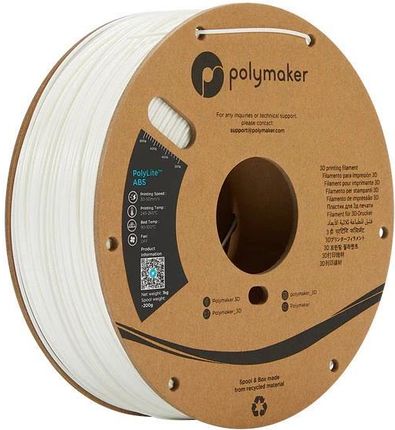 Polymaker Polylite Abs 1,75Mm 1Kg - Biały