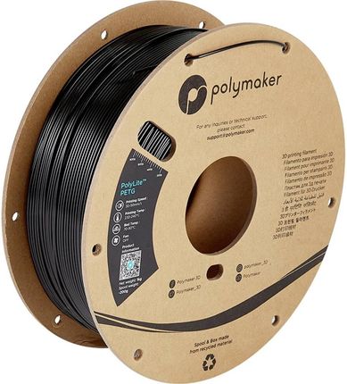 Polymaker Do Drukarek 3D Petg, Pb01001, 1.75 Mm, 1000 G, Czarny