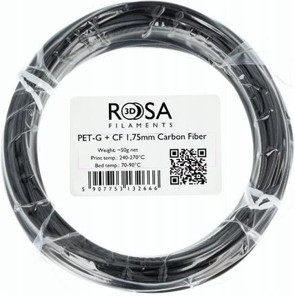 Rosa 3D Pet-G Cf 1,75Mm 50G