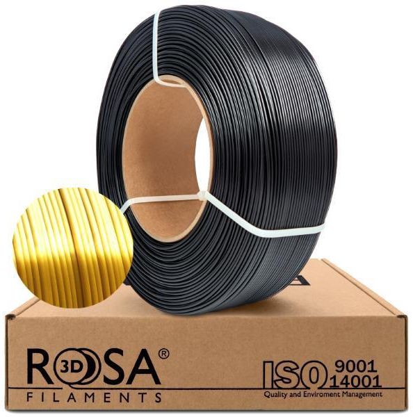 Rosa3D - rPLA - Noir (Black) - 1,75 mm - 1 kg Refill avec RFID TigerTag