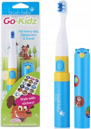 Szczoteczka elektryczna Brush Baby Wildones Go Kidz Niebieska