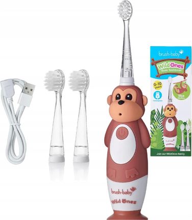 Szczoteczka elektryczna Brush Baby Wildones Małpka