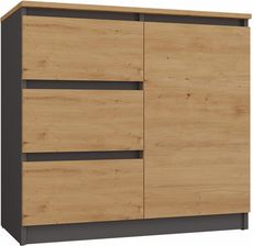 Zdjęcie Komoda 1 Drzwi 3 Szuflady Antart Blat Artisan Komplet 1459102 - Węgorzyno