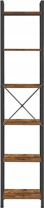 Songmics Regał Słupek 6 Poziomów Rustykalny 187 Cm Loft - zdjęcie 3