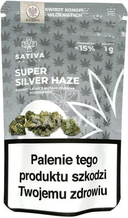 Susz konopny cbd Sativa Poland Super Silver Haze 1g