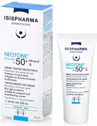 Isispharma Neotone Prevent Spf 50+ Krem Ochronny Tonujący Medium 30ml