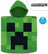 Ponczo Poncho ręcznik MINECRAFT dla dzieci 60x120 kaptur KIDS MNC-438P