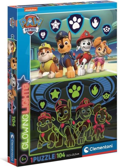 Clementoni 104El. Glowing Paw Patrol - Ceny i opinie - Ceneo.pl