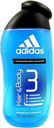 Adidas AFTER SPORT Żel pod prysznic do włosów i ciała 250ml
