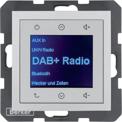 Berker B.X Radio Touch Dab+ Aluminium Mat 29841404