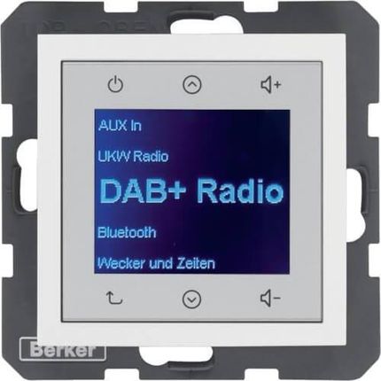 Berker B.X Radio Touch Dab+ Biały Połysk 29848989
