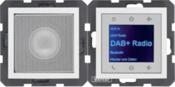 Zdjęcie Berker B.X Radio Touch Dab+ Bluetooth Z Głośnikiem Biały Połysk 30808989 - Lubartów