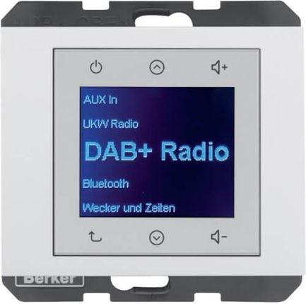 Berker K.1 Radio Touch Dab+ Bluetooth Biały Połysk 30847009
