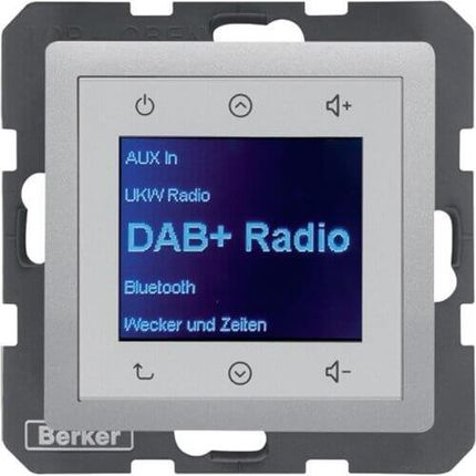 Berker Q.X Radio Touch Dab+ Aluminium Aksamit 29846084